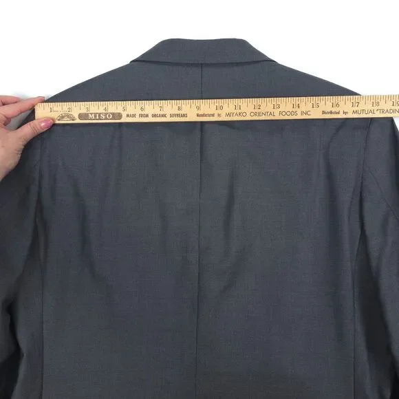 NEW John Varvatos 100% Wool Blazer Suit Jacket Old Money Preppy Quiet Luxury